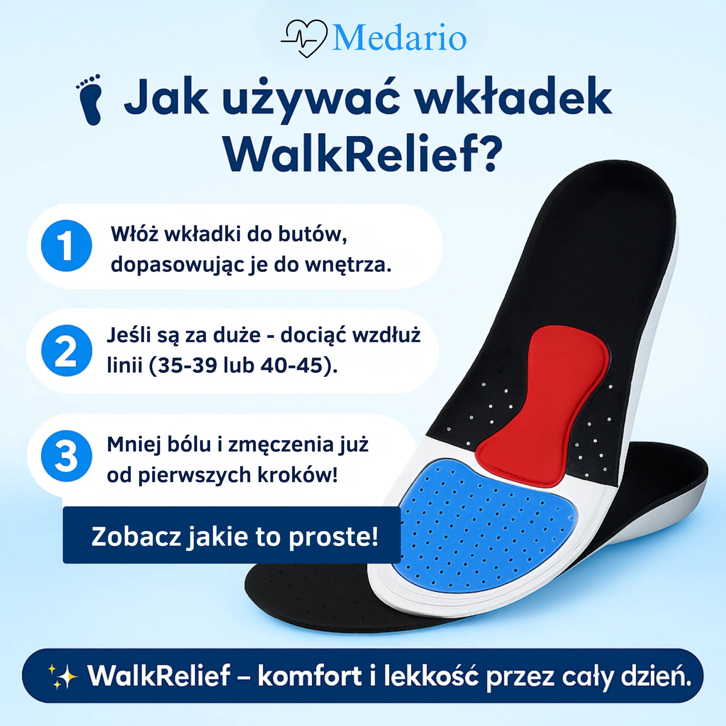 WalkRelief – ulga, którą poczujesz przy każdym kroku