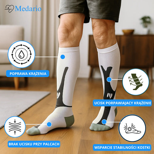 Lightlegs - Skarpetki kompresyjne dla ulgi i lekkości Twoich nóg